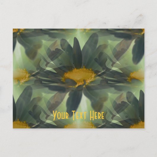 Cartes postales florales personnalisables (Devant)