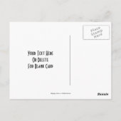 Cartes postales florales personnalisables Gris (Dos)