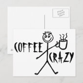 Cartes postales folles de café (Devant / Derrière)