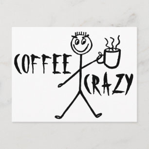 Cartes postales folles de café