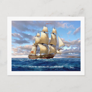 Cartes postales Frégate Nuestra Señora de las Merc