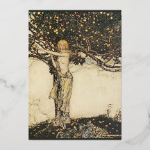 Cartes postales Freya (Wagner) Gold Foil de Rackha