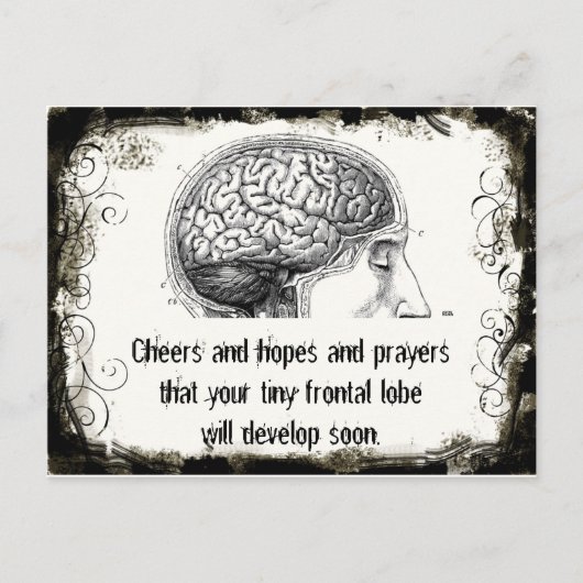 Cartes postales Frontal Lobe Haiku (Devant)