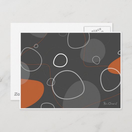 Cartes postales funky Atomic (Devant / Derrière)