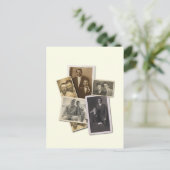 Cartes postales gaies avec les portraits vintages (Debout devant)