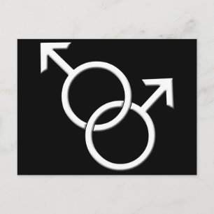 Cartes Postales Gay pride Hommes Cartes d'Amour du