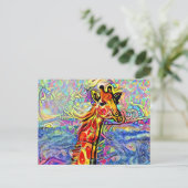 Cartes postales GIRAFFE ART (Debout devant)