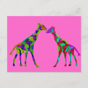 Cartes postales Giraffe Luv