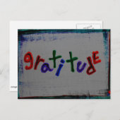 cartes postales "gratitude" (Devant / Derrière)