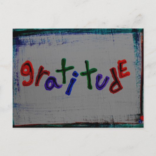 cartes postales "gratitude" (Devant)