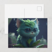 Cartes Postales Green Cats (Devant / Derrière)