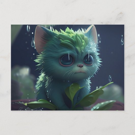 Cartes Postales Green Cats (Devant)