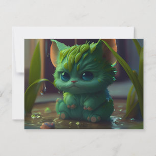 Cartes Postales Green Cats