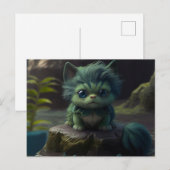 Cartes Postales Green Cats (Devant / Derrière)