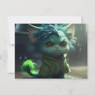 Cartes Postales Green Cats