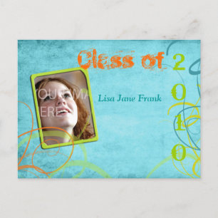 Cartes postales Grunge, graduation