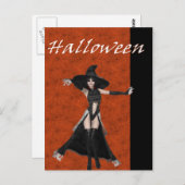 Cartes postales Halloween Witder Web Bkgrd D3 (Devant / Derrière)
