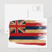 Cartes postales Hawaii Flag (Devant / Derrière)