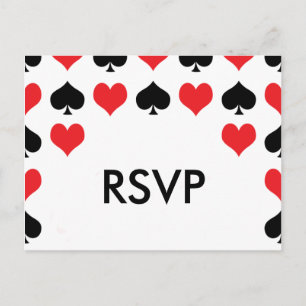 Cartes postales Hearts Spades Casino RSVP