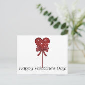 Cartes postales Heureuse Sainte-Valentin Red Heart (Debout devant)