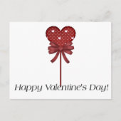 Cartes postales Heureuse Sainte-Valentin Red Heart (Devant)