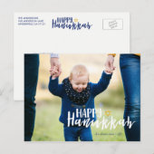 Cartes postales heureuses de photo d'étoile de (Devant / Derrière)