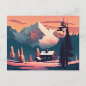 Cartes Postales hiver (Devant)