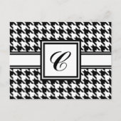Cartes postales Houndstooth Monogram (Devant)