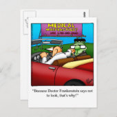 Cartes postales humoristiques d'Halloween "Spectic (Devant / Derrière)