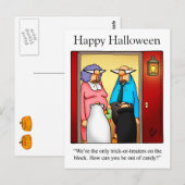 Cartes postales humoristiques Halloween "Spectickl (Devant / Derrière)