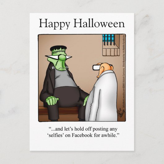 Cartes Postales Humour Halloween "Spectickles" (Devant)