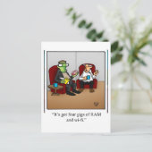 Cartes Postales Humour Halloween "Spectickles" (Debout devant)