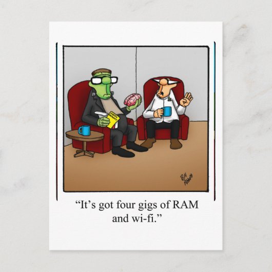 Cartes Postales Humour Halloween "Spectickles" (Devant)