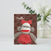 Cartes postales Ichigo Sock Monkey (Debout devant)