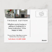 Cartes postales immobilières Intérieur 1 (Dos)