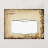 CARTES POSTALES Invitations vintages Fêtes des mar (Dos)