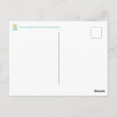 Cartes postales Jaune Jolie Abstraite (Dos)