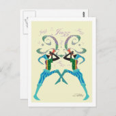 Cartes postales Jazz (Devant / Derrière)