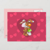 Cartes postales JE T'AIME (Devant / Derrière)