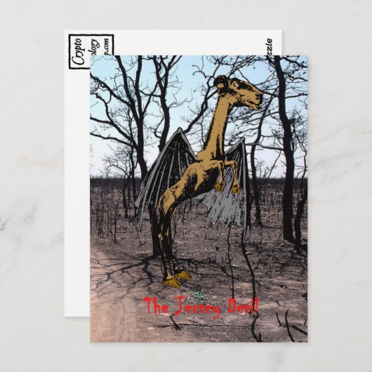 Cartes postales Jersey Devil (Devant / Derrière)