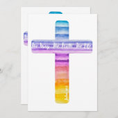 Cartes postales Jésus Cartes Aquarelle Cartes post (Devant / Derrière)