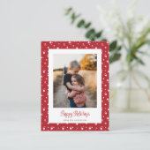 Cartes postales Jours fériés photo sur mesure Red (Debout devant)