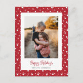 Cartes postales Jours fériés photo sur mesure Red (Devant)