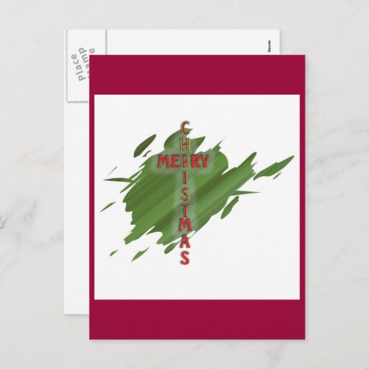 Cartes postales Joyeuses CHRISTmas (Devant / Derrière)