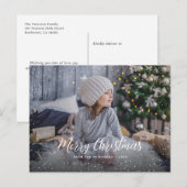 Cartes postales Joyeux Noël (Devant / Derrière)