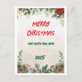 cartes postales joyeux noël 2025 (Devant)