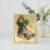 Cartes postales Joyeux Noël vintages (Debout devant)