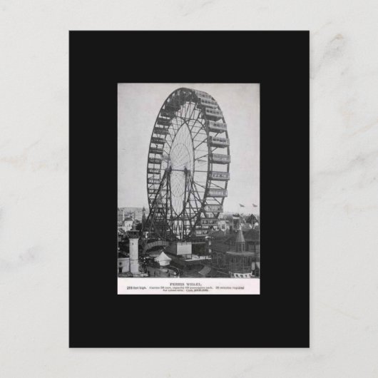 Cartes postales - La roue de la Ferris (Devant)