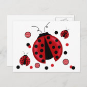 Cartes postales Ladybug (Devant / Derrière)