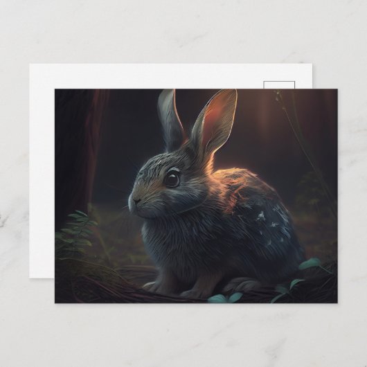 Cartes Postales Lapin (Devant / Derrière)